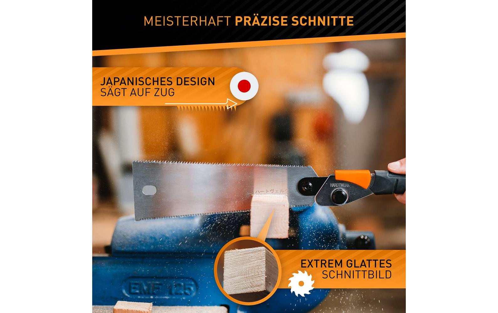 Hardtwerk Ersatz-Sägeblatt 240 mm Karbonstahl – für Hanzo Japansäge