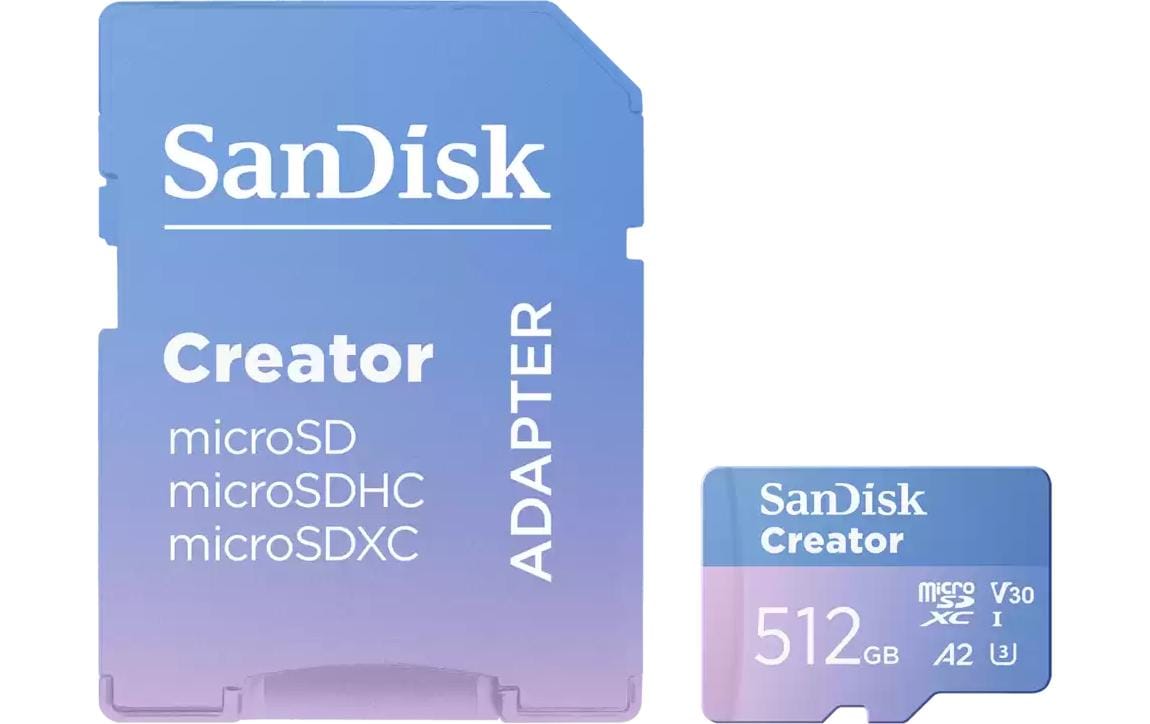 SanDisk Creator microSDXC Karte 512GB