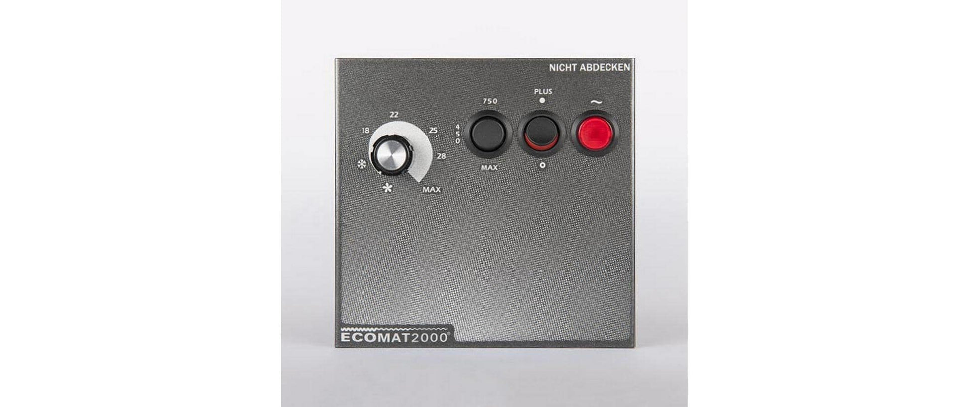 Ecovoss ECOMAT 2000 Classic Plus Heizlüfter – 1800 W, Thermostat