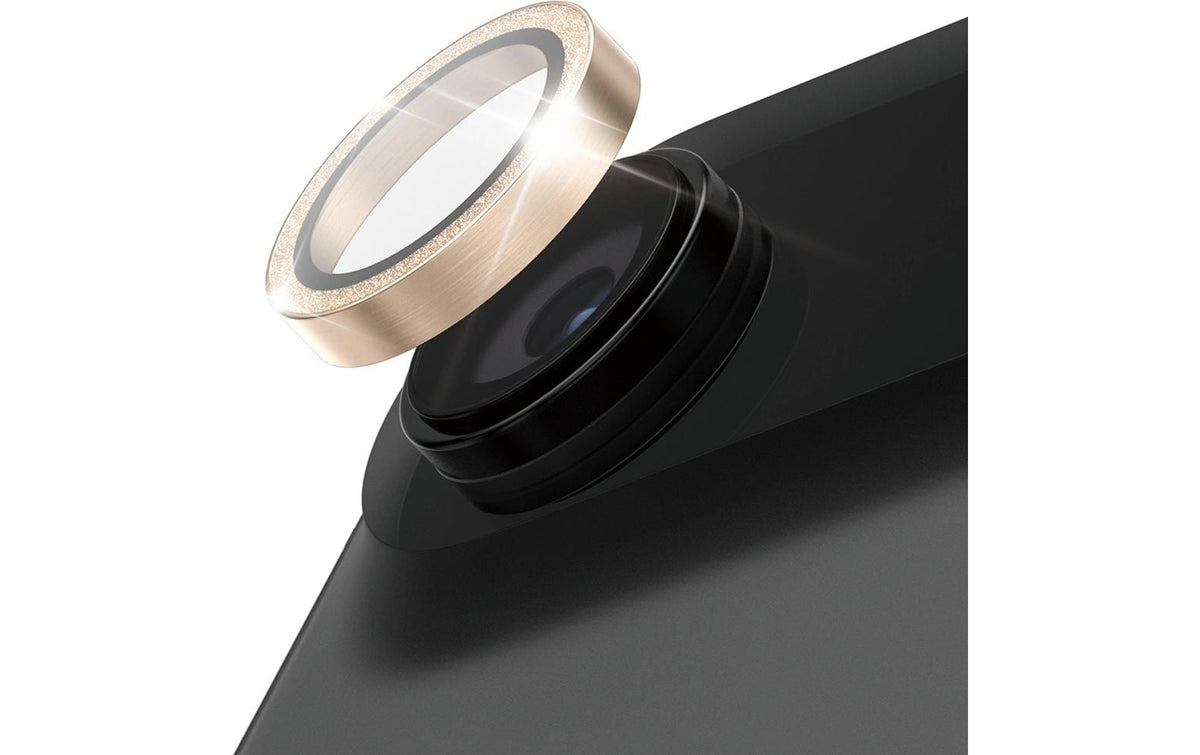 PanzerGlass Hoops – Kameraschutz, Gehärtetes Glas – für iPhone 2025 Air – Gold