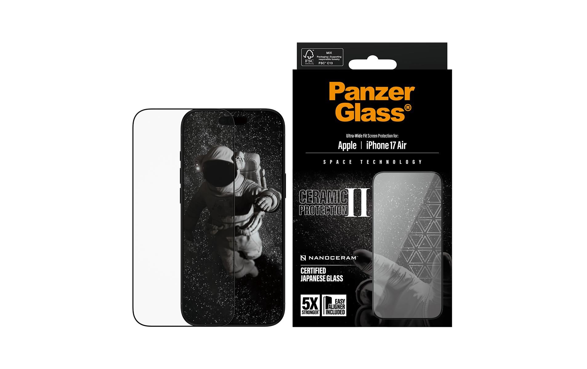 PanzerGlass Ceramic II – für Apple iPhone Air