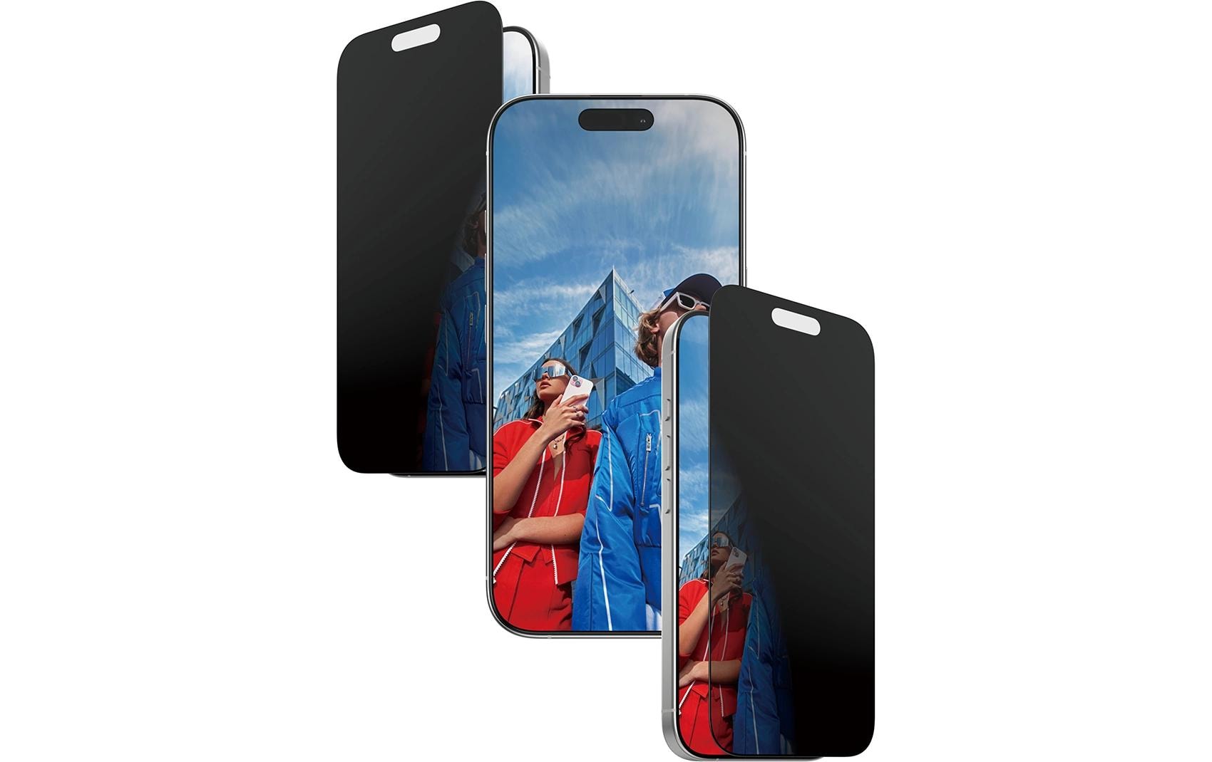 PanzerGlass Displayschutzfolie Privacy 2-Wege – für Apple iPhone 17 – kratzfest