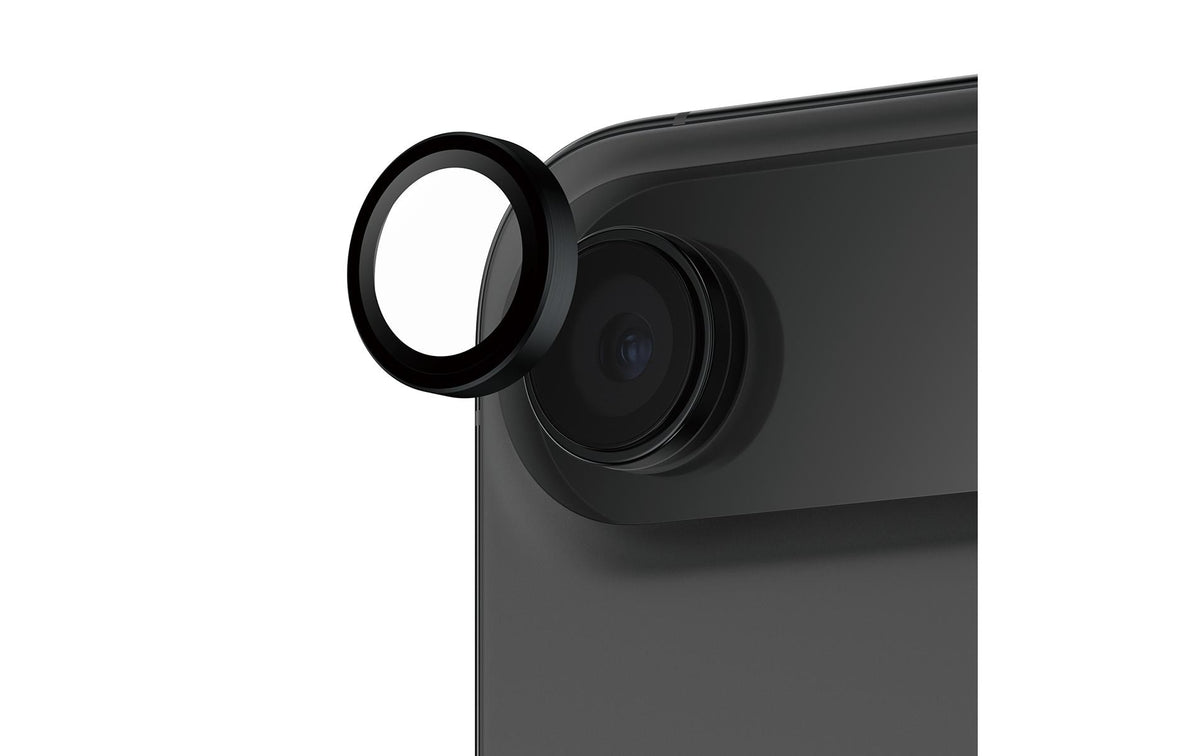 PanzerGlass Hoops – Kameraschutz, Gehärtetes Glas – für Apple iPhone 2025 Air – Schwarz