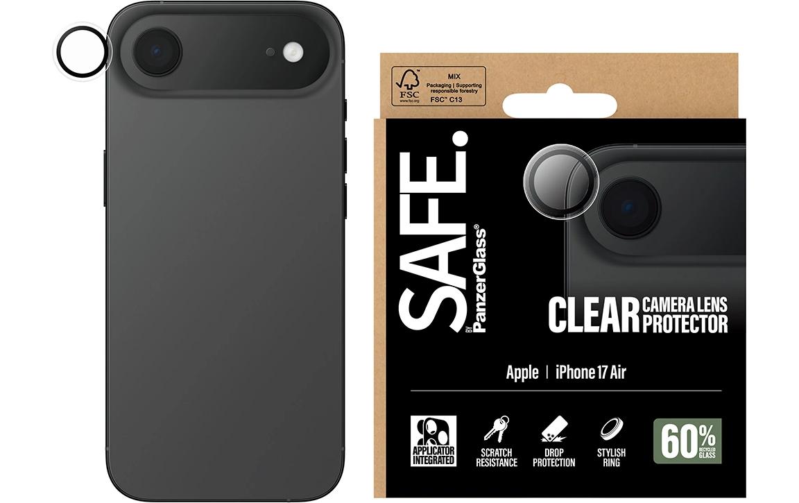 PanzerGlass SAFE. – Displayschutz (Panzerglas), fettabweisend – für iPhone 17 Air