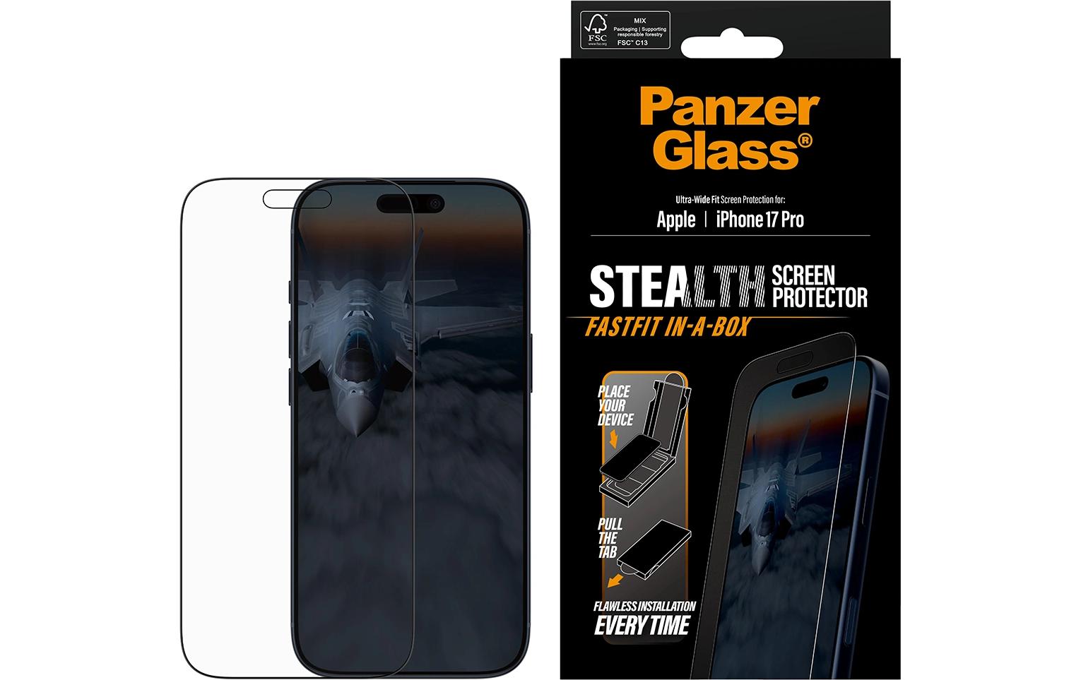 PanzerGlass Backcover Stealth – für Apple iPhone 17 Pro – kratzfest