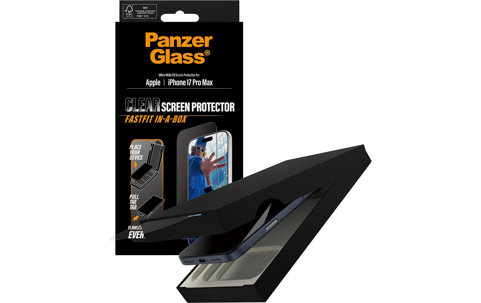 PanzerGlass Displayschutzfolie – für iPhone 17 Pro Max