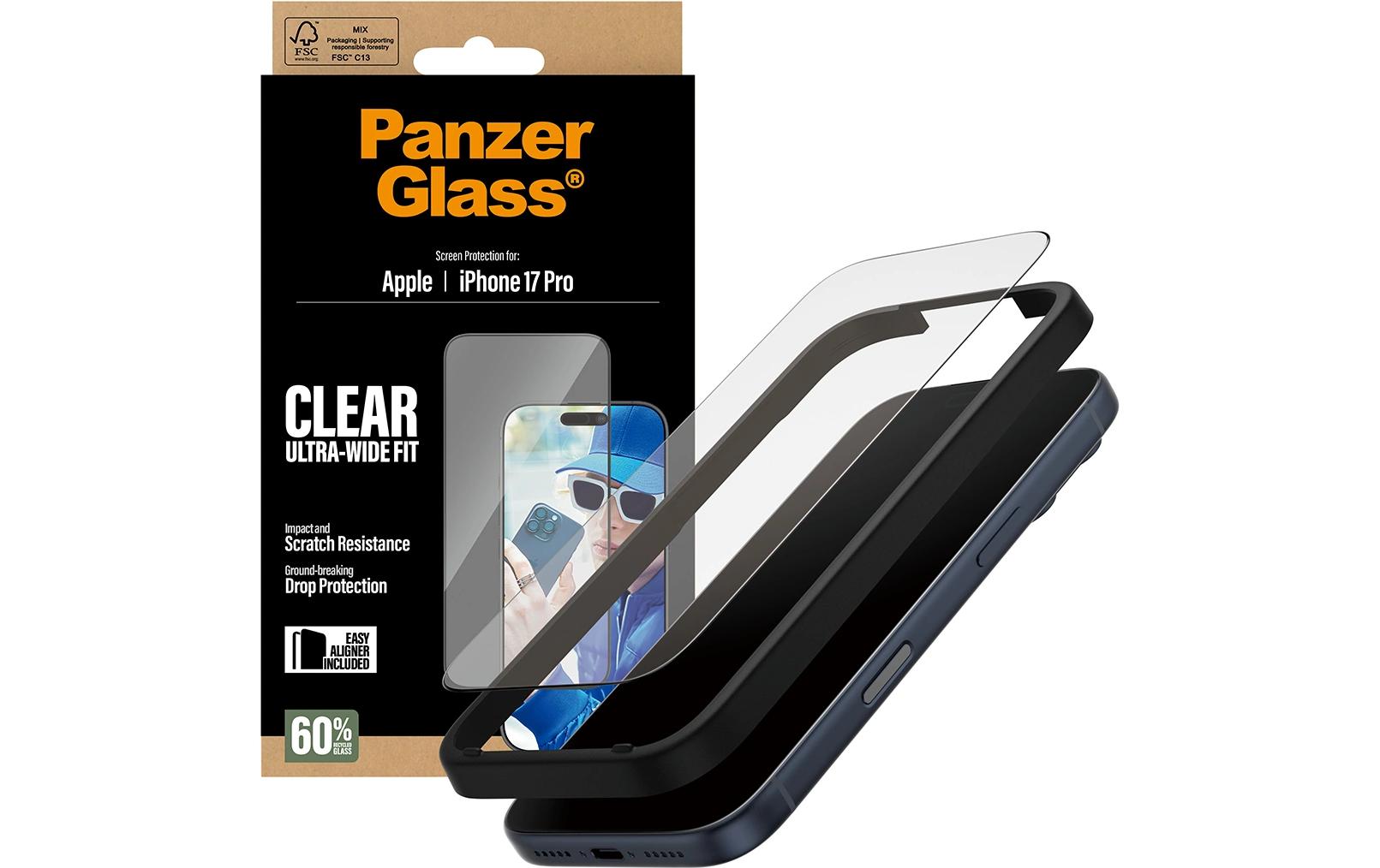 PanzerGlass Displayschutzfolie – für Apple iPhone 17 Pro