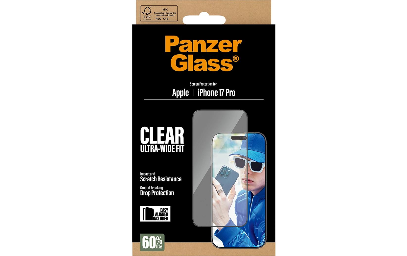 PanzerGlass Displayschutzfolie – für Apple iPhone 17 Pro