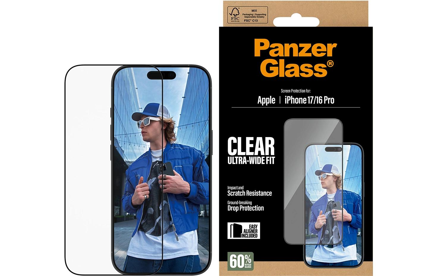 PanzerGlass Displayschutzfolie – für iPhone 17