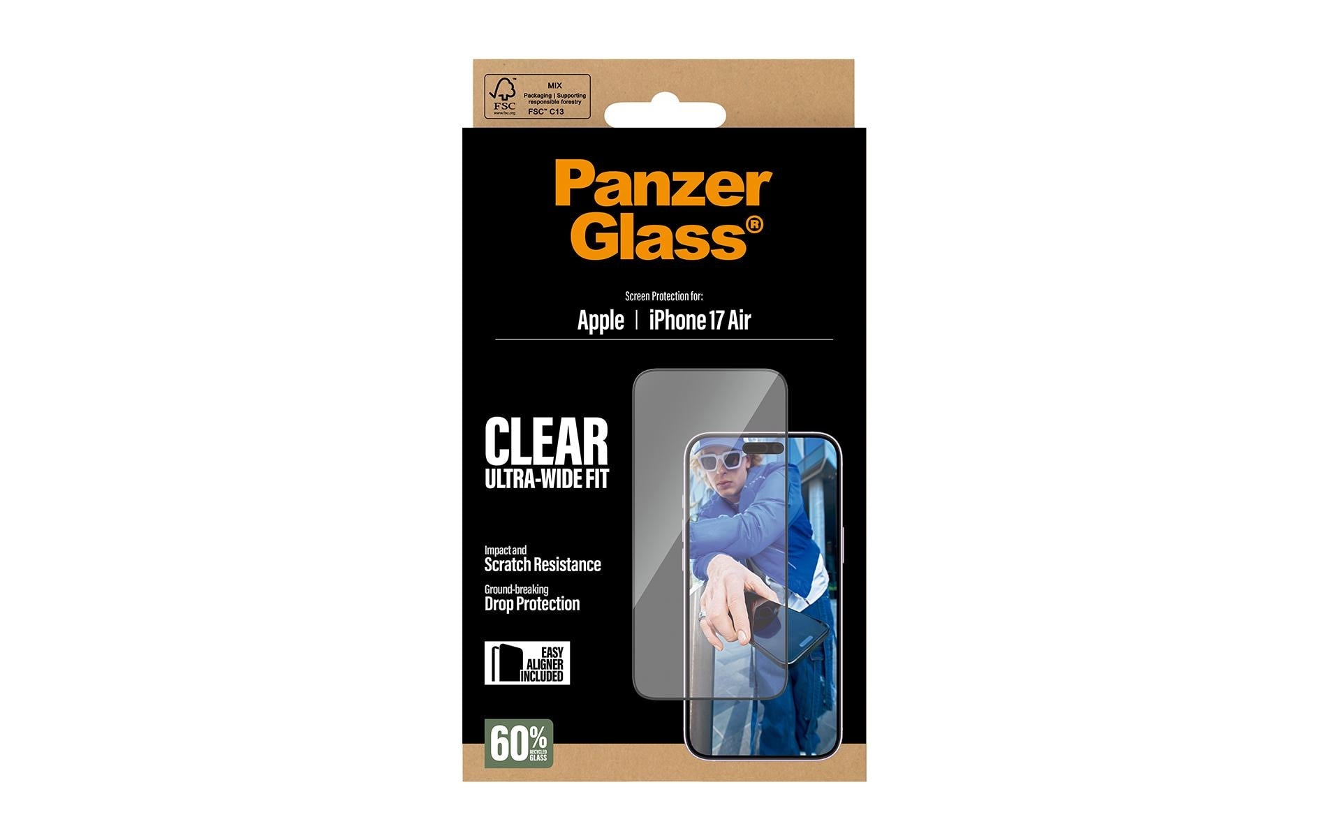 PanzerGlass Displayschutzfolie – für Apple iPhone Air