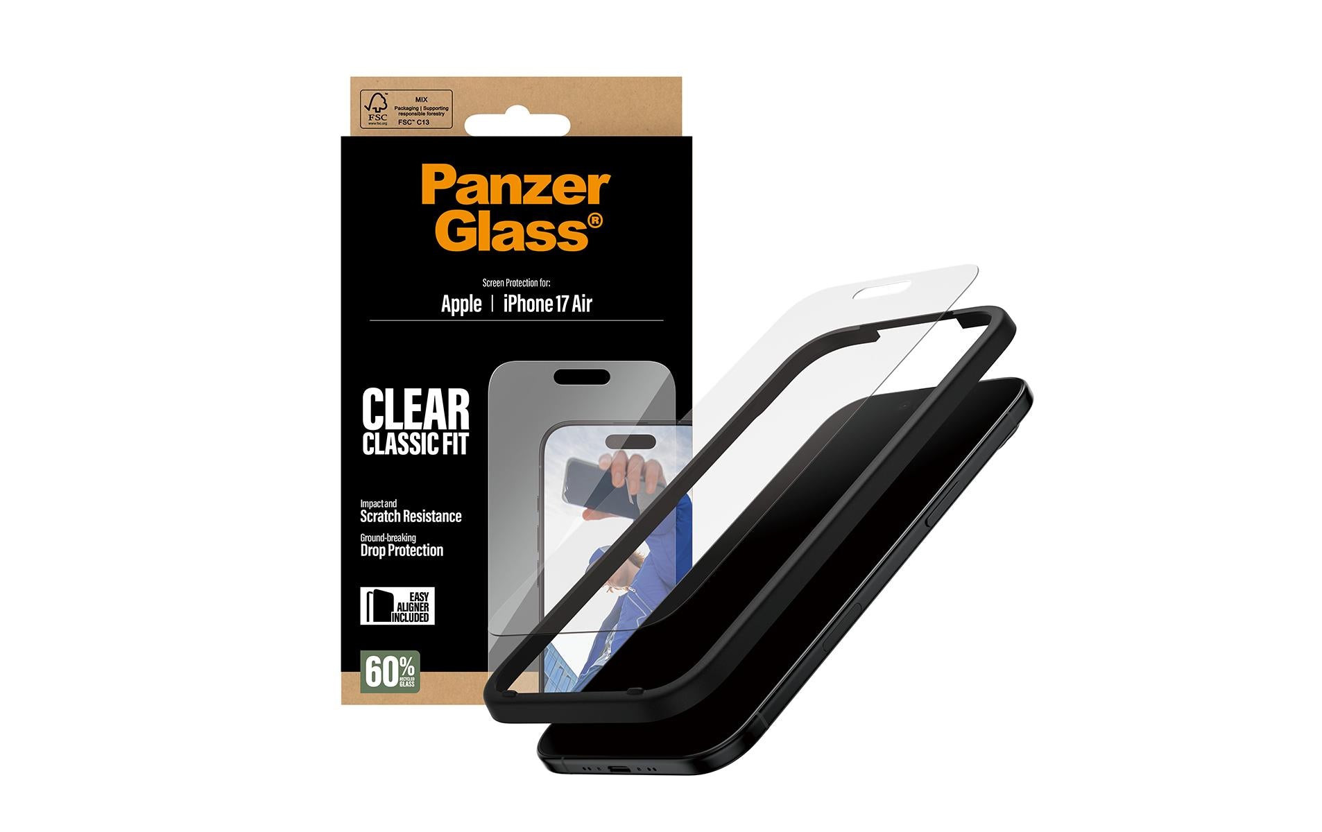 PanzerGlass Displayschutz – für Apple iPhone Air