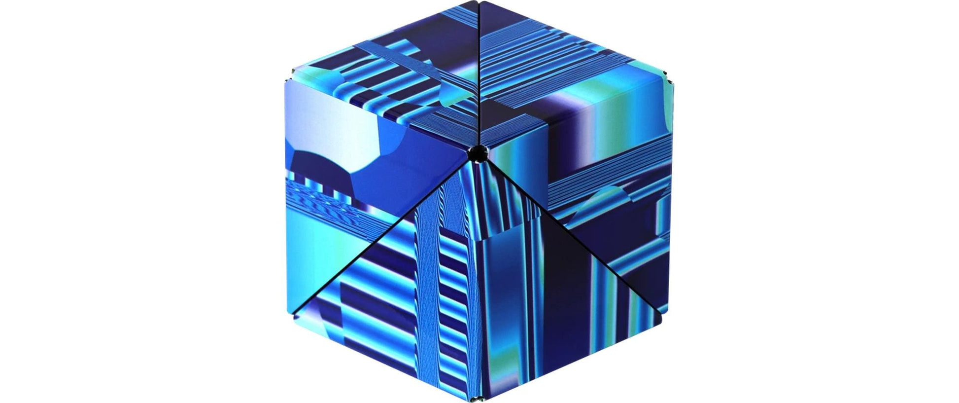 Shashibo Magnetpuzzle Würfel Blue Crystal – ab 8 Jahren