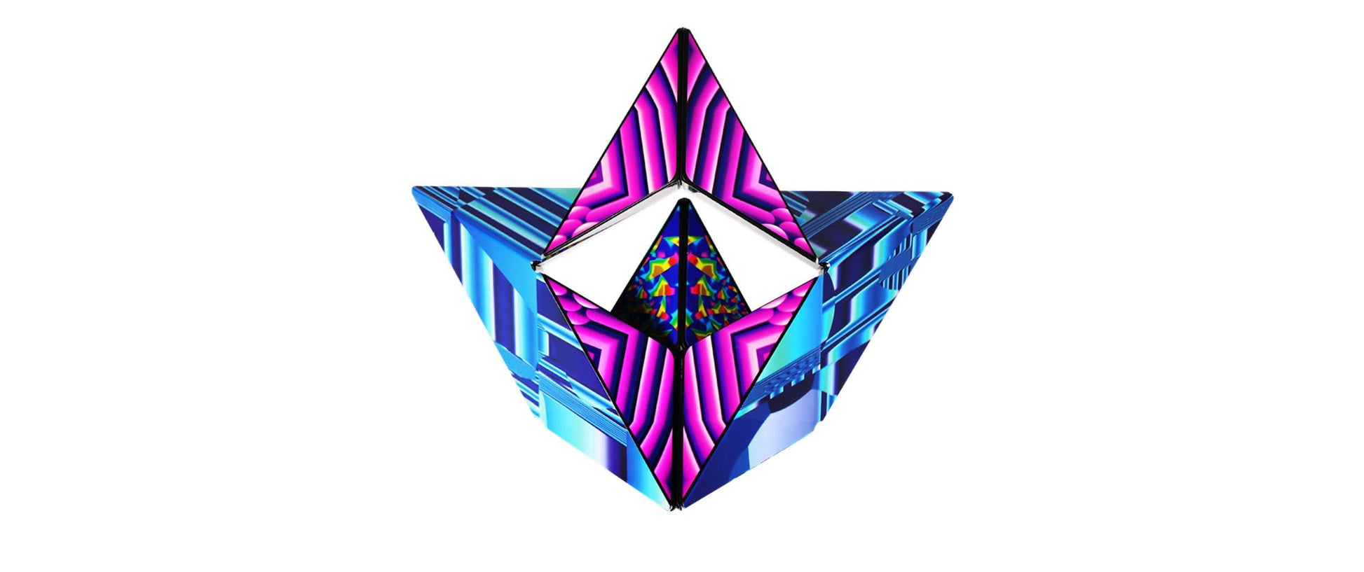 Shashibo Magnetpuzzle Würfel Blue Crystal – ab 8 Jahren