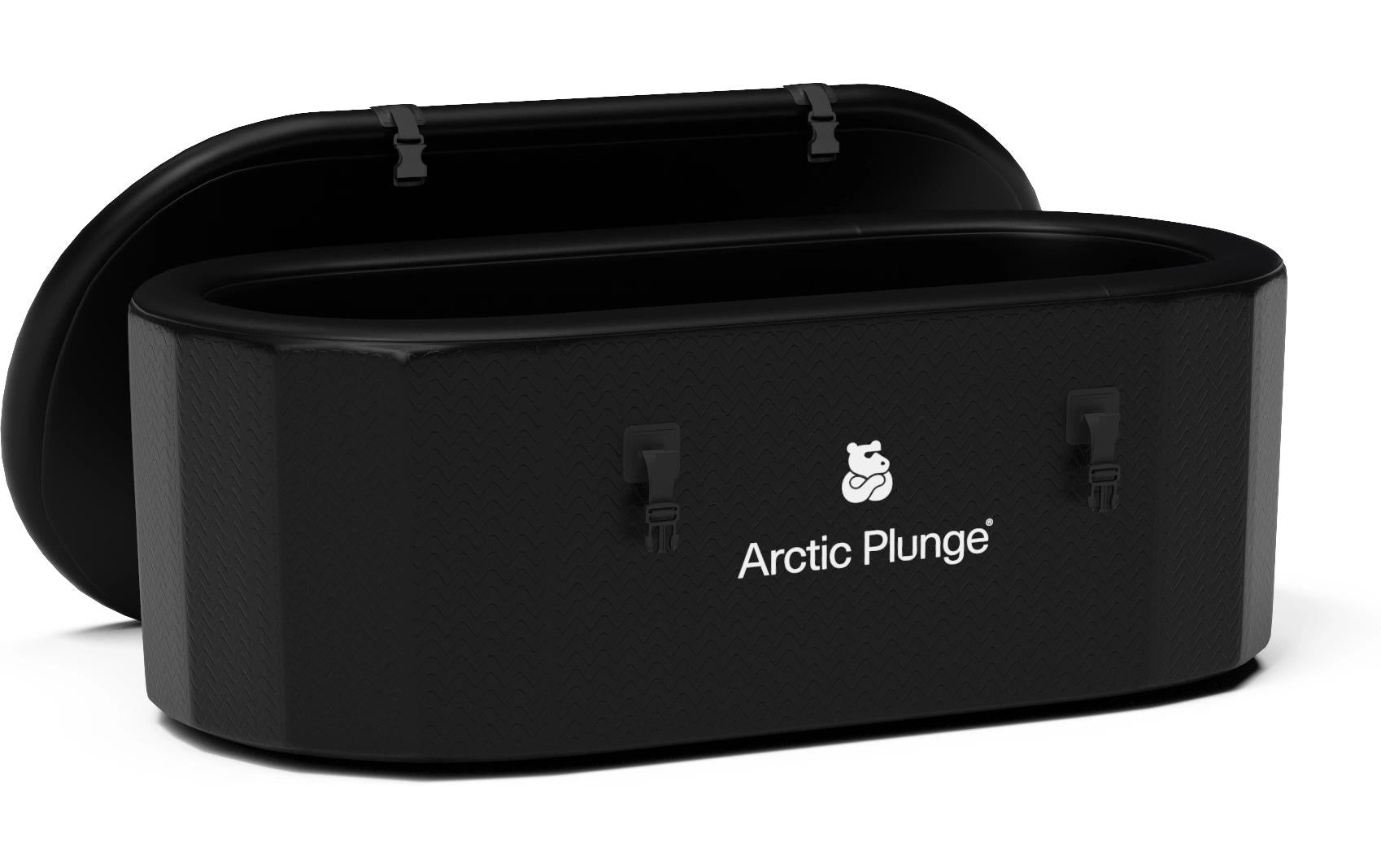 Arctic Plunge Eisbad-Wanne Portable Pro – 150 cm – oval, schwarz, PVC