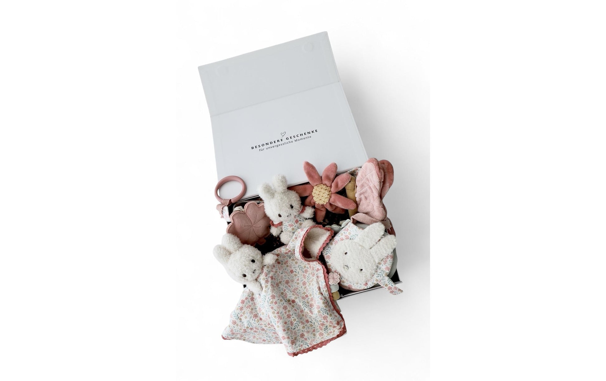 OYKAMI Geschenkbox Miffy – 1 Stück – ab 0 Jahren – Plüsch, Baumwolle – Rosa