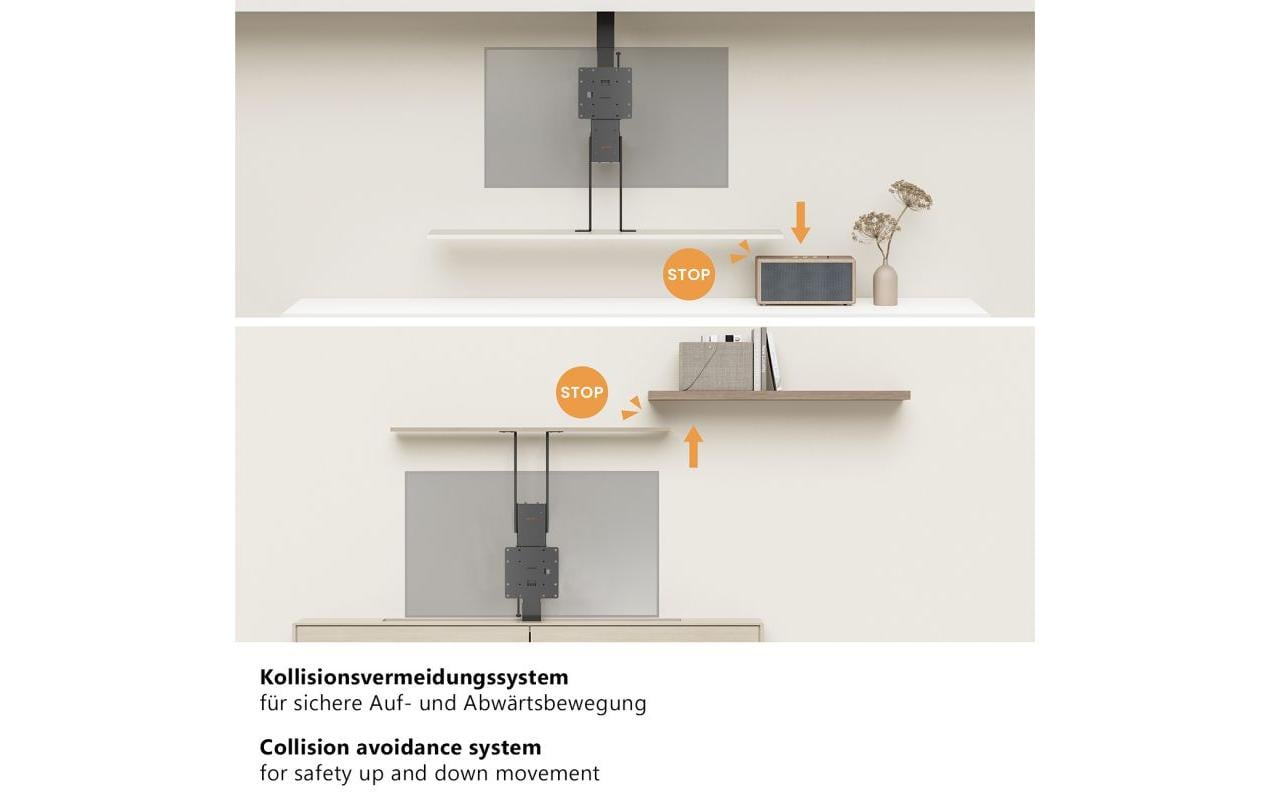 myWall My Wall HP 66-1 – Displayständer, Full-Motion, motorisiert, für 32–48", VESA 200×200–400×400, bis 60 kg