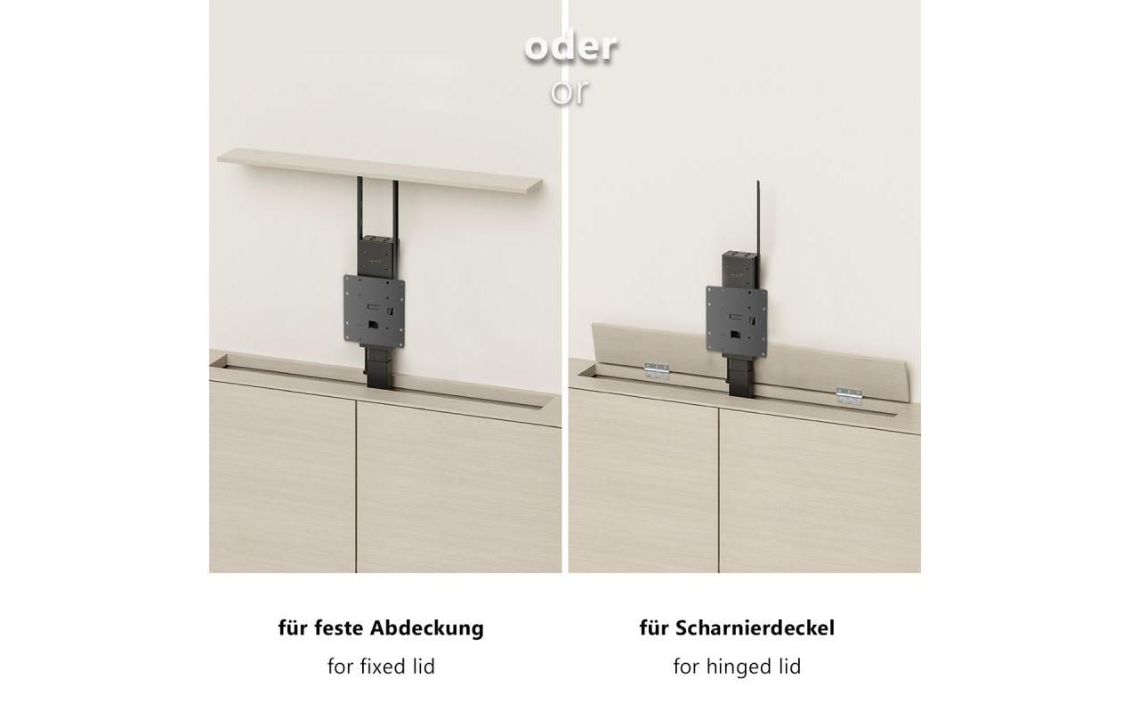myWall HP 66-2 – Displayständer, Full-Motion, motorisiert, für 37–65", VESA 200×200–600×400, bis 60 kg