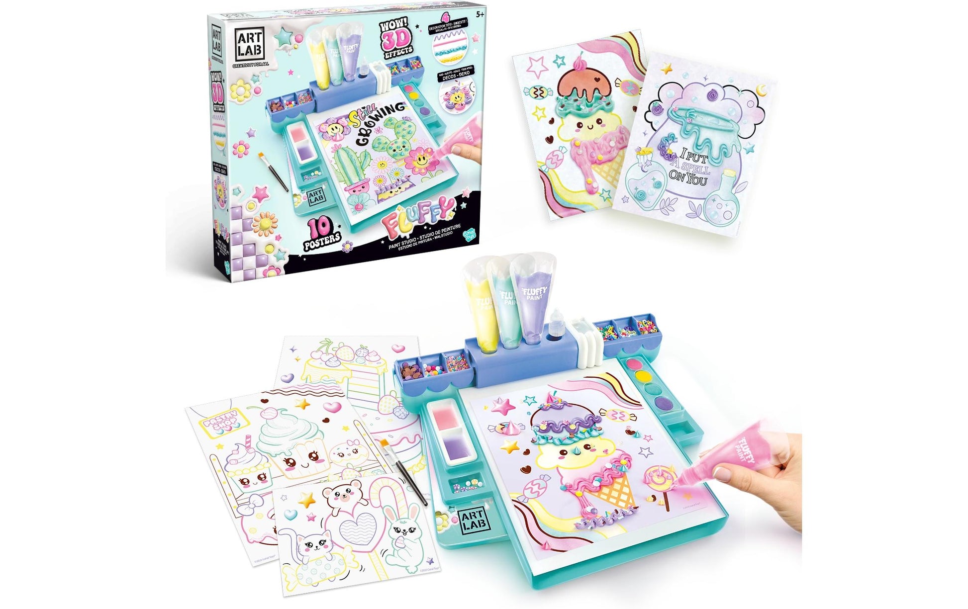 Canal Toys Fluffy Paint Studio – Bastelset (Deko) – ab 5 Jahren