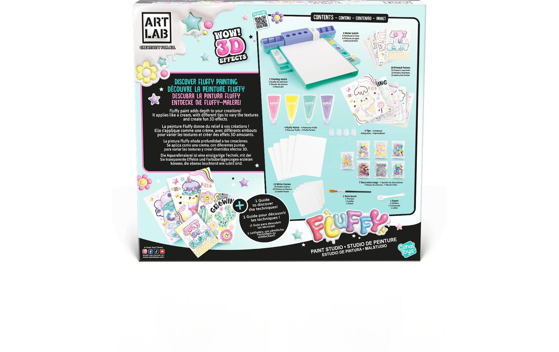 Canal Toys Fluffy Paint Studio – Bastelset (Deko) – ab 5 Jahren