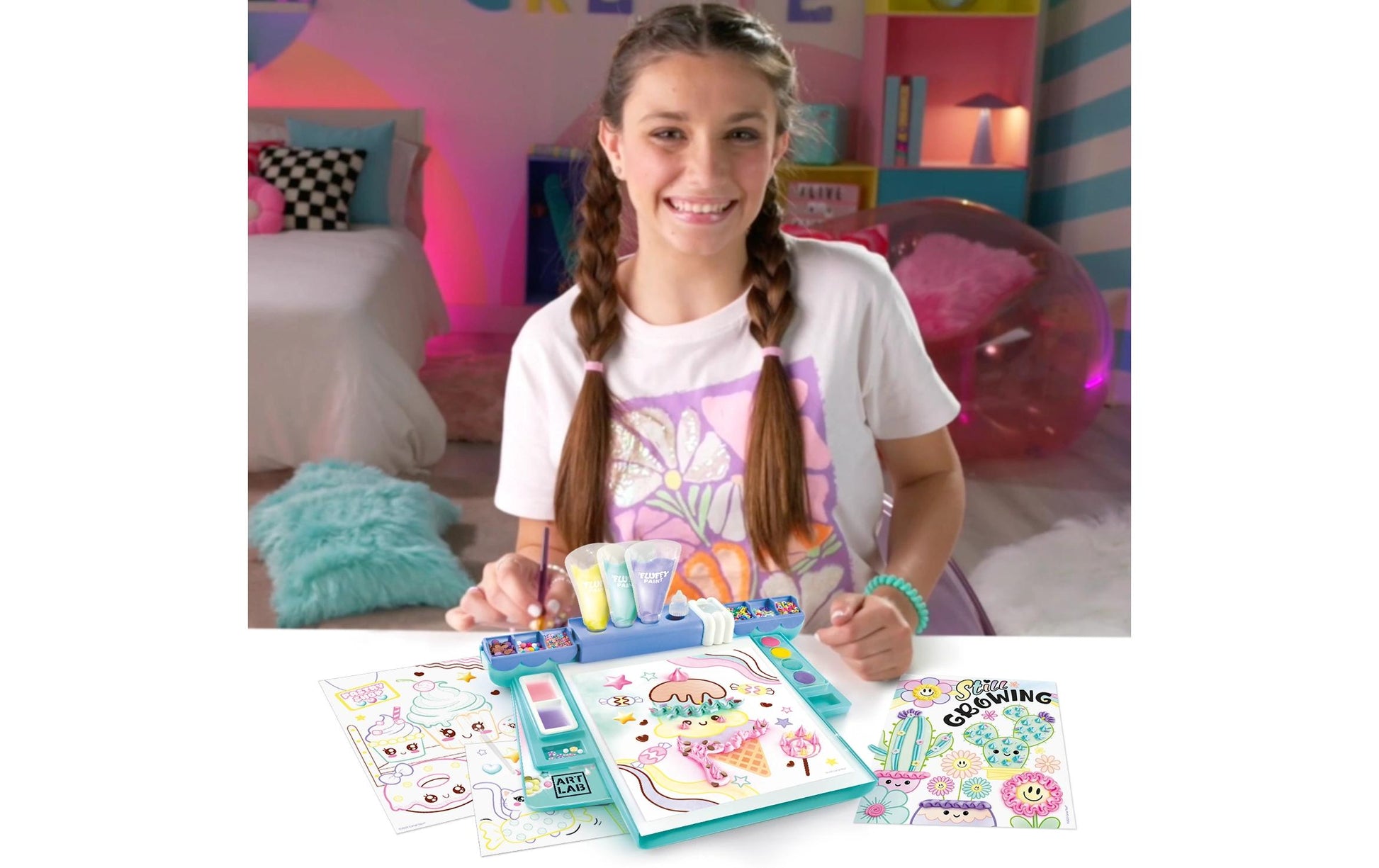 Canal Toys Fluffy Paint Studio – Bastelset (Deko) – ab 5 Jahren