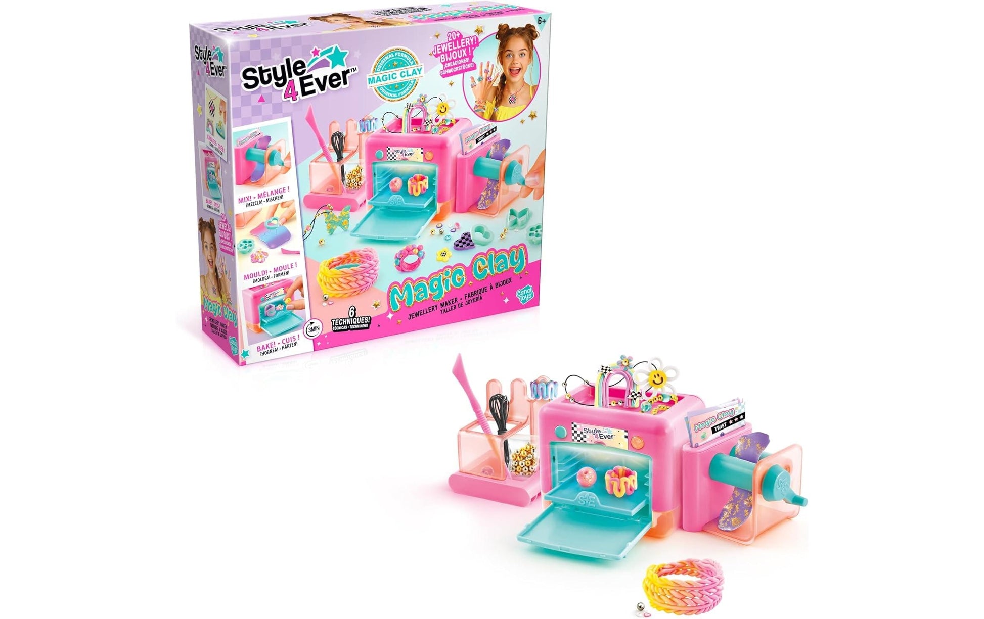 Canal Toys Bakey Clay Jewels Maker – Knete-/Modelliermasse-Set – ab 6 Jahren