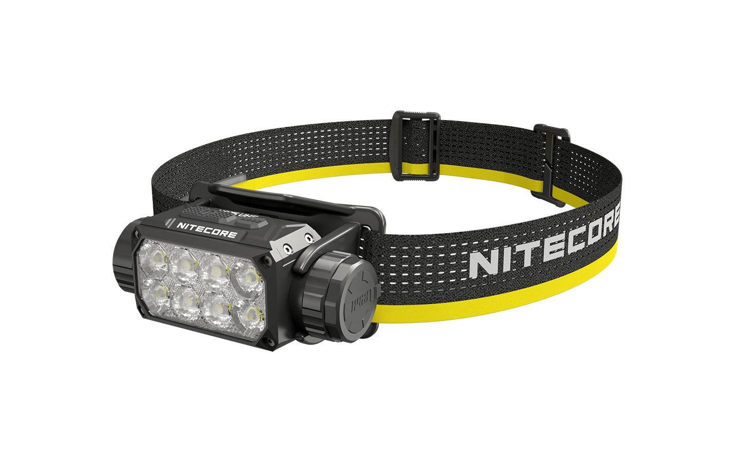 Nitecore Stirnlampe HC75UHE – 3000 lm, 192 m, 5500 mAh Akku, Laufzeit 4,5–84 h – Schwarz