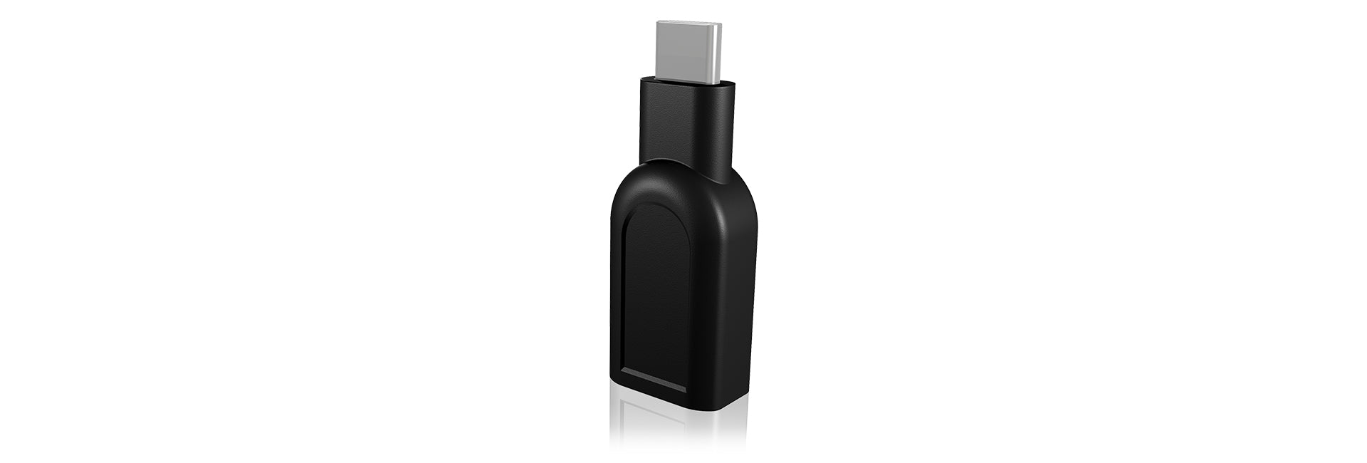 ICY BOX IB-CB005 Adapter USB-C zu USB-A – USB 3.2 Gen 1 (5 Gbit/s), Plug & Play, für Windows & Mac – Schwarz
