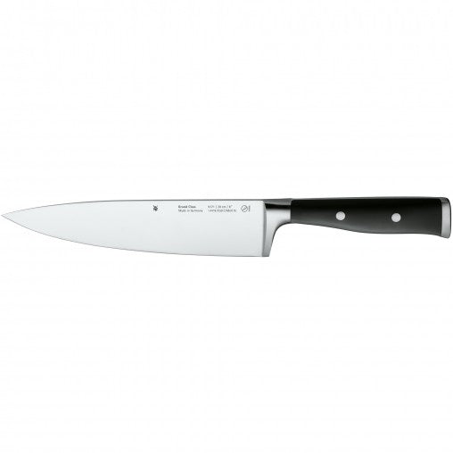 WMF Grand Class Kochmesser – Cromargan, glatt, 20 cm, schwarz