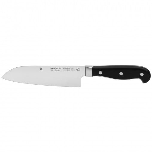 WMF Santokumesser – Cromargan, glatt, 16 cm, schwarz