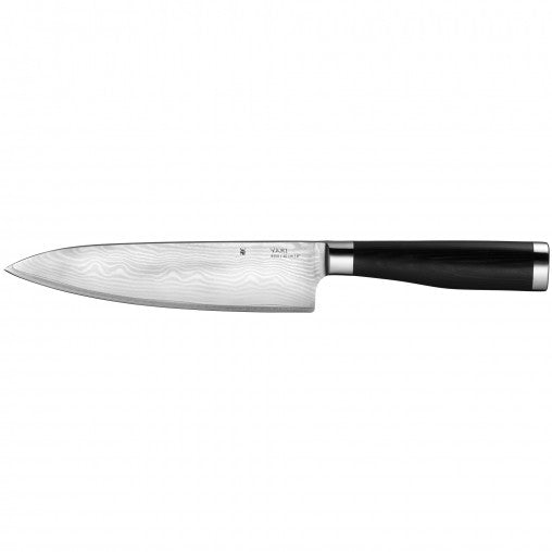 WMF Messer-Set Yari – 3-teilig – Cromargan (Klinge), Holzgriff – Schwarz