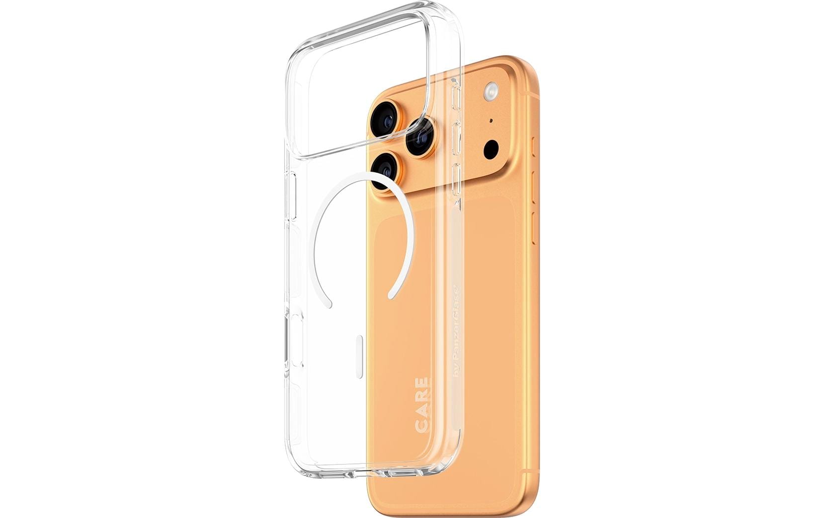 PanzerGlass Backcover Flagship Case – für Apple iPhone 17 Pro Max – transparent – TPU, MagSafe-kompatibel