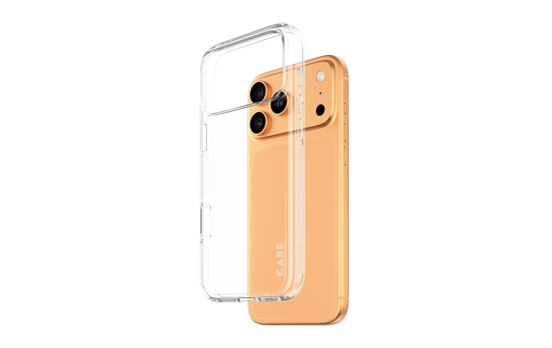PanzerGlass Backcover CARE Flagship Case Urban Combat MS – für Apple iPhone 17 Pro Max – transparent