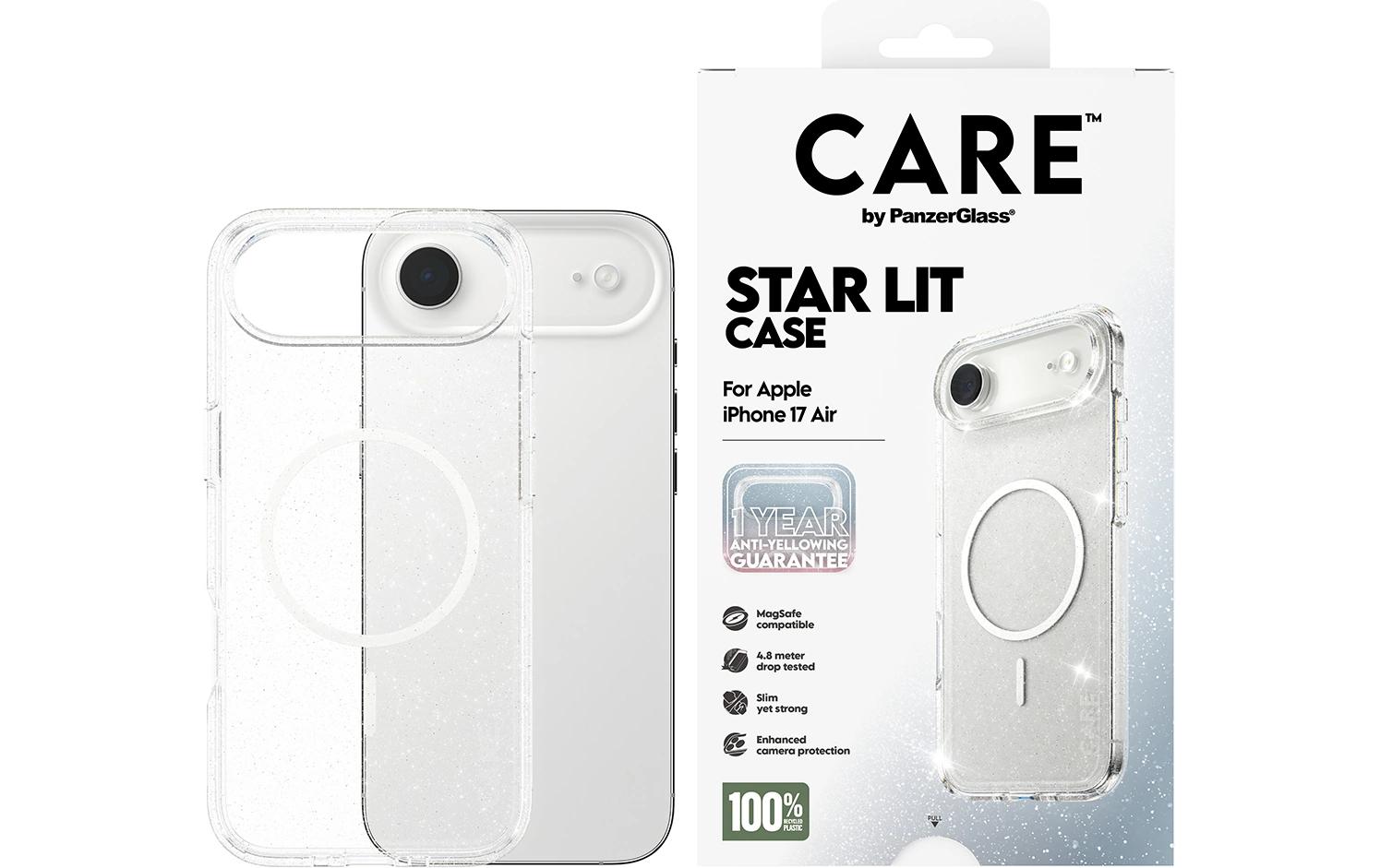 PanzerGlass Backcover Flagship Case Urban Combat – für Apple iPhone 17 Air – transparent