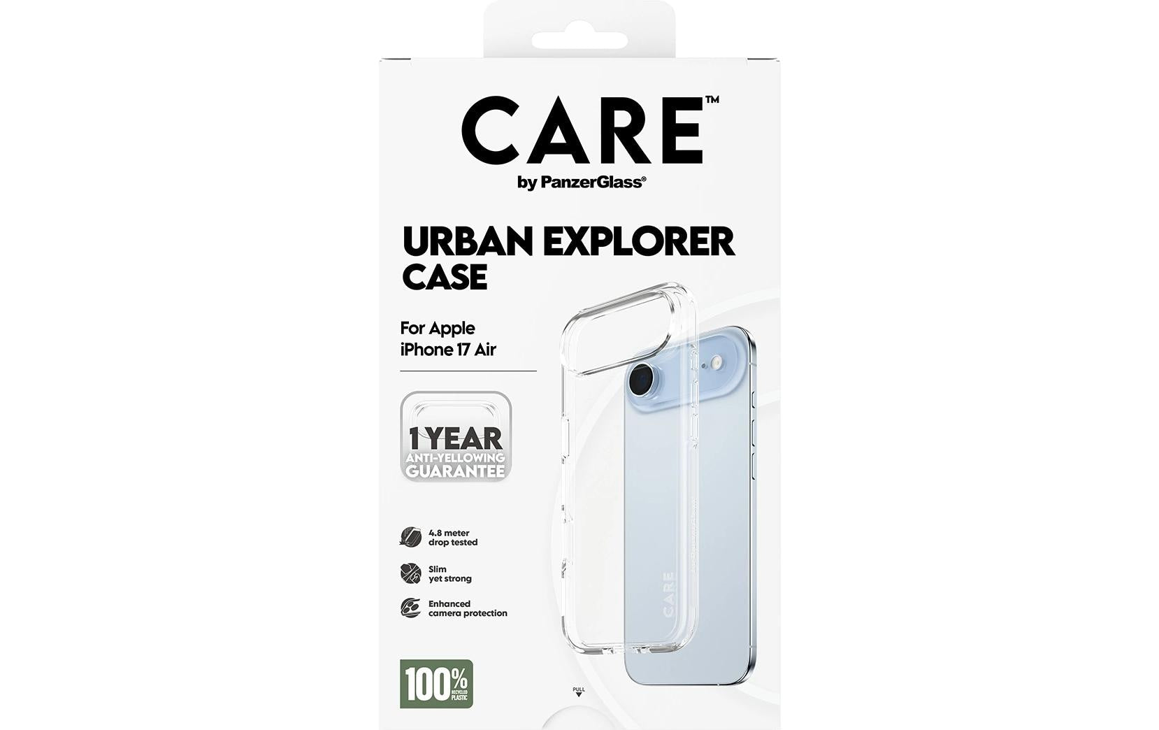 PanzerGlass Backcover CARE Flagship Case – für Apple iPhone Air – transparent – TPU