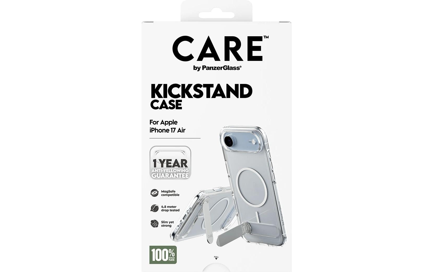 PanzerGlass Backcover CARE – für Apple iPhone Air – transparent – MagSafe kompatibel