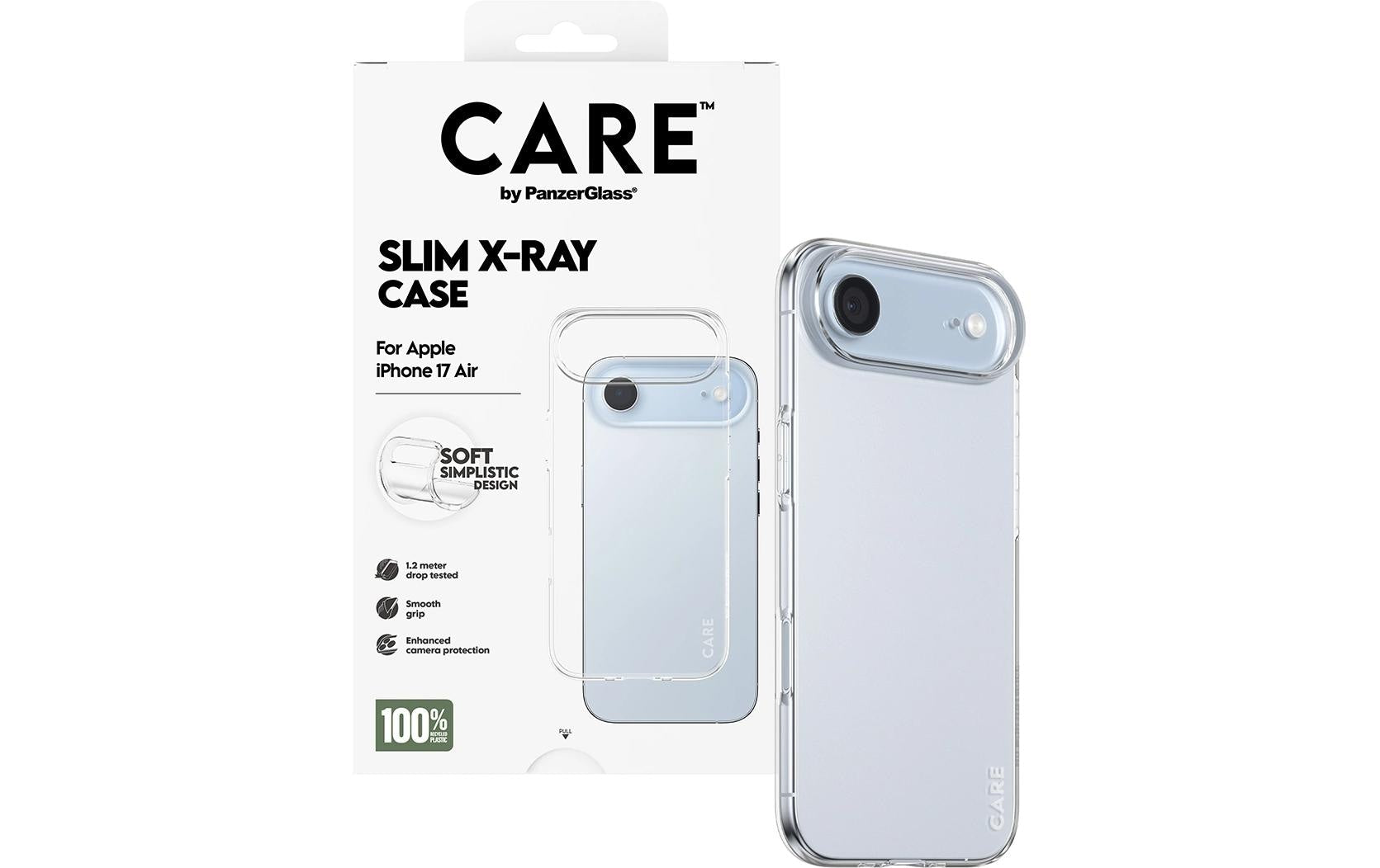 PanzerGlass Backcover X-Ray Soft Basic – für Apple iPhone Air – transparent