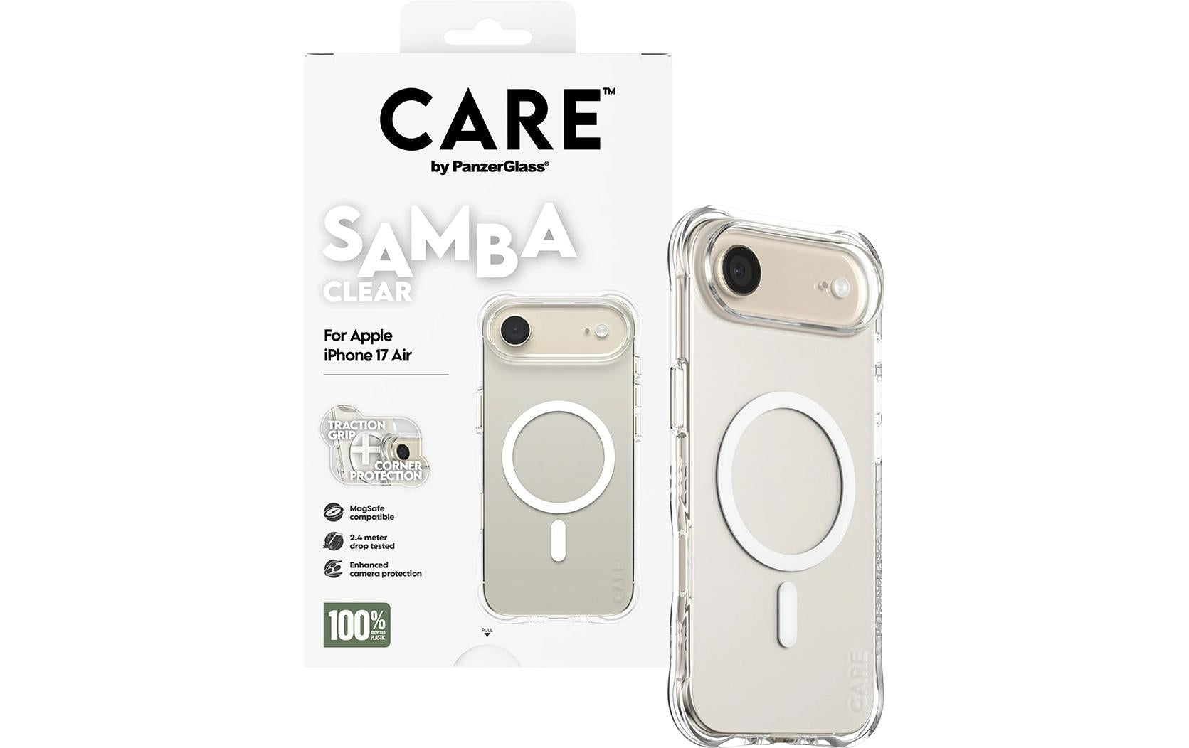 PanzerGlass Backcover – für Apple iPhone 17 Air – transparent – MagSafe kompatibel