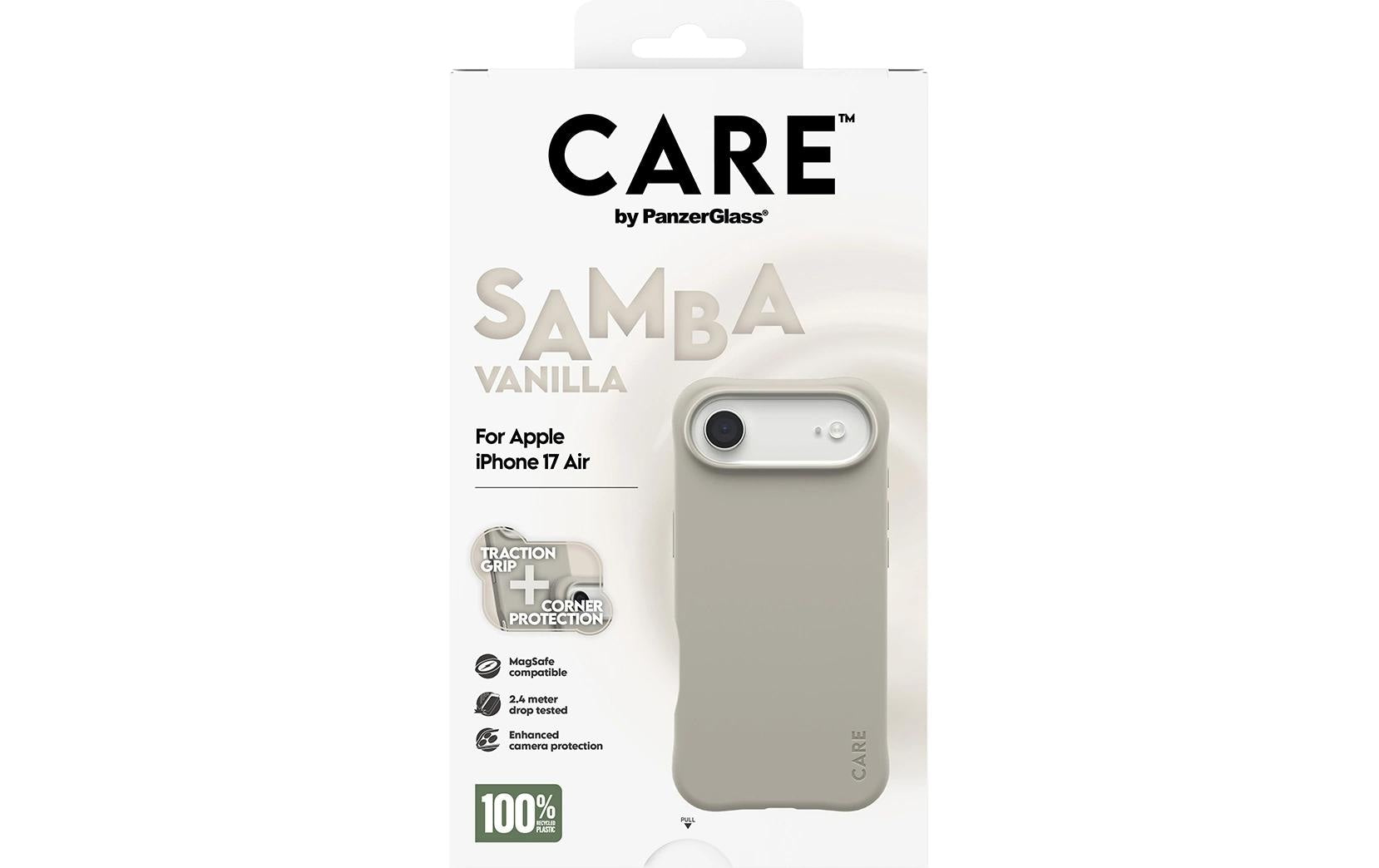 PanzerGlass Backcover Samba – für Apple iPhone 17 Air – beige – TPU, MagSafe-kompatibel
