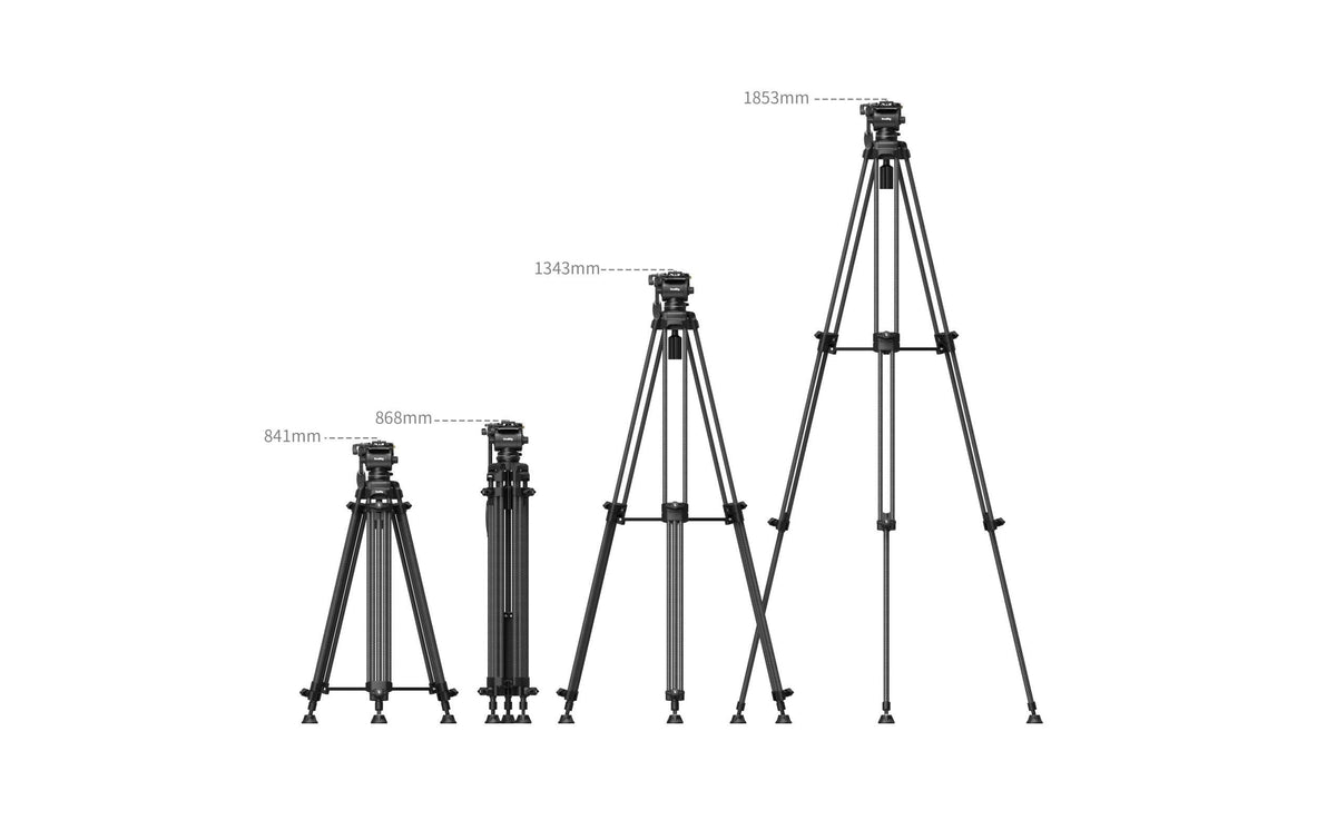 SmallRig AD14 Stativ – bis 185,3 cm – 8 kg – Carbon