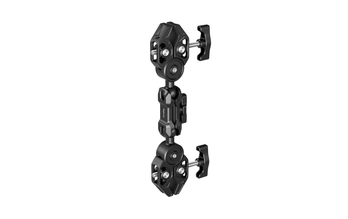 SmallRig 5453 Super Clamp Montageklemme – Aluminium, für Rohre/Stangen Ø 14–58 mm, Flächen ≤58 mm – Schwarz