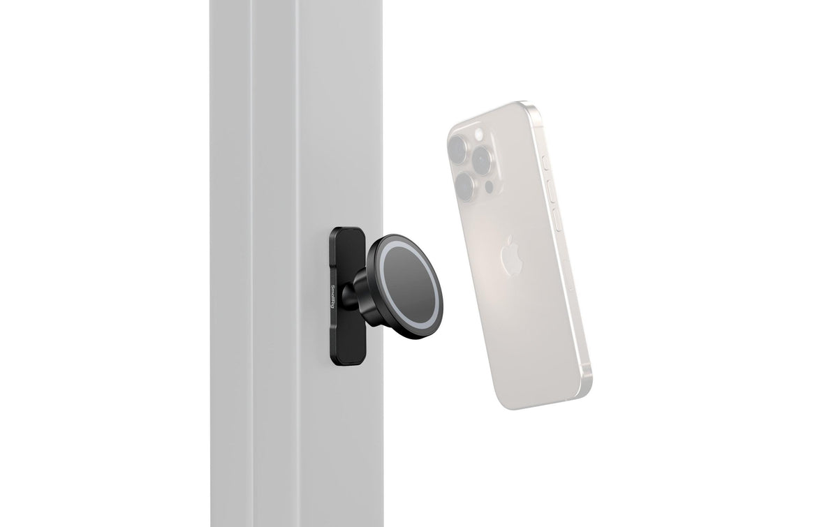 SmallRig Tischständer, 360° drehbar, für MagSafe – universal – Schwarz, Aluminium