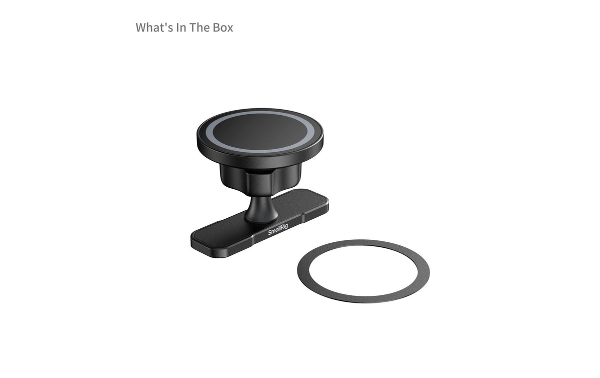 SmallRig Tischständer, 360° drehbar, für MagSafe – universal – Schwarz, Aluminium