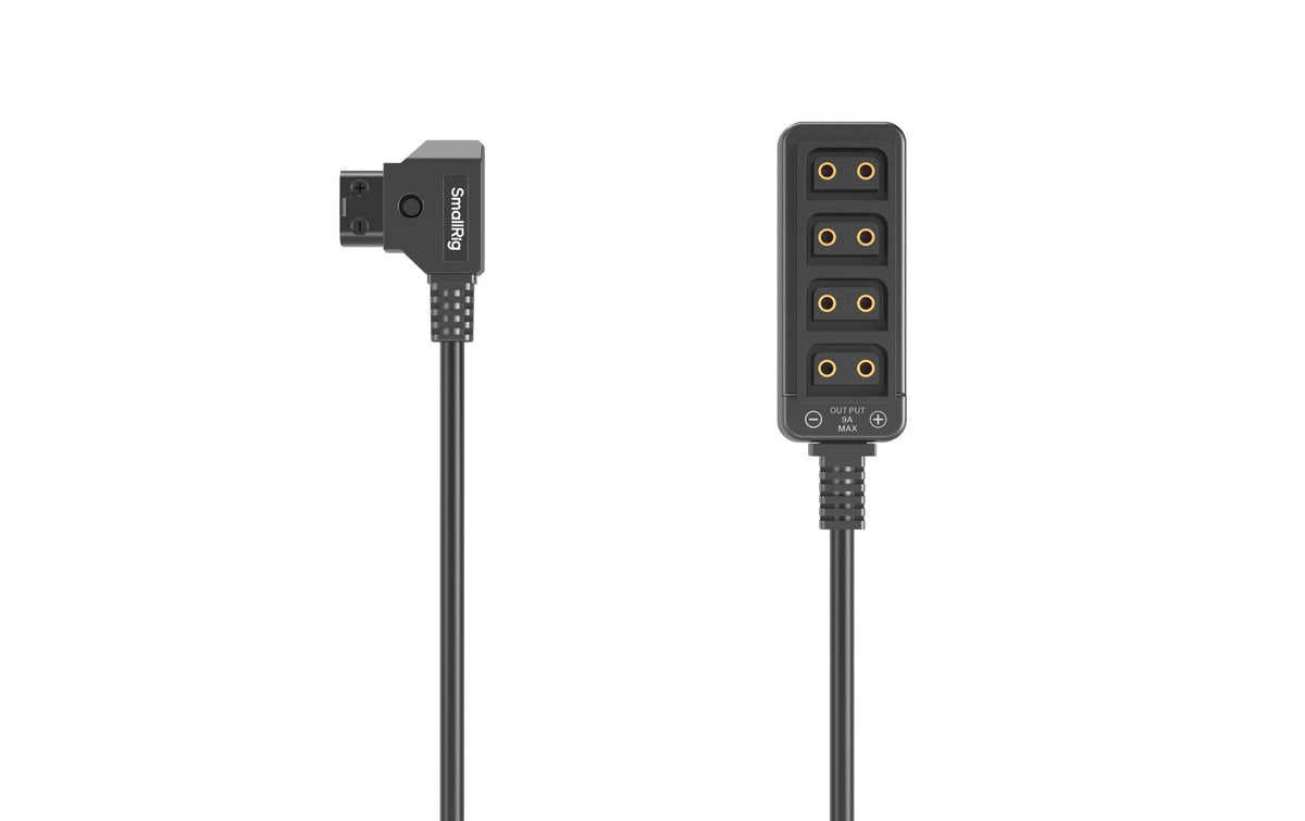 SmallRig D-Tap 1-zu-4 Stromkabel – für D-Tap-Anschlüsse (Universal) – Schwarz