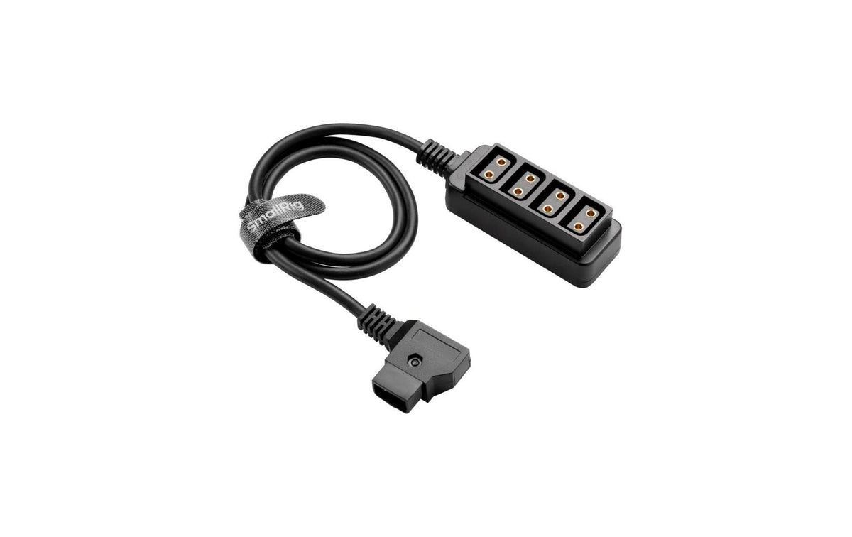 SmallRig D-Tap 1-zu-4 Stromkabel – für D-Tap-Anschlüsse (Universal) – Schwarz