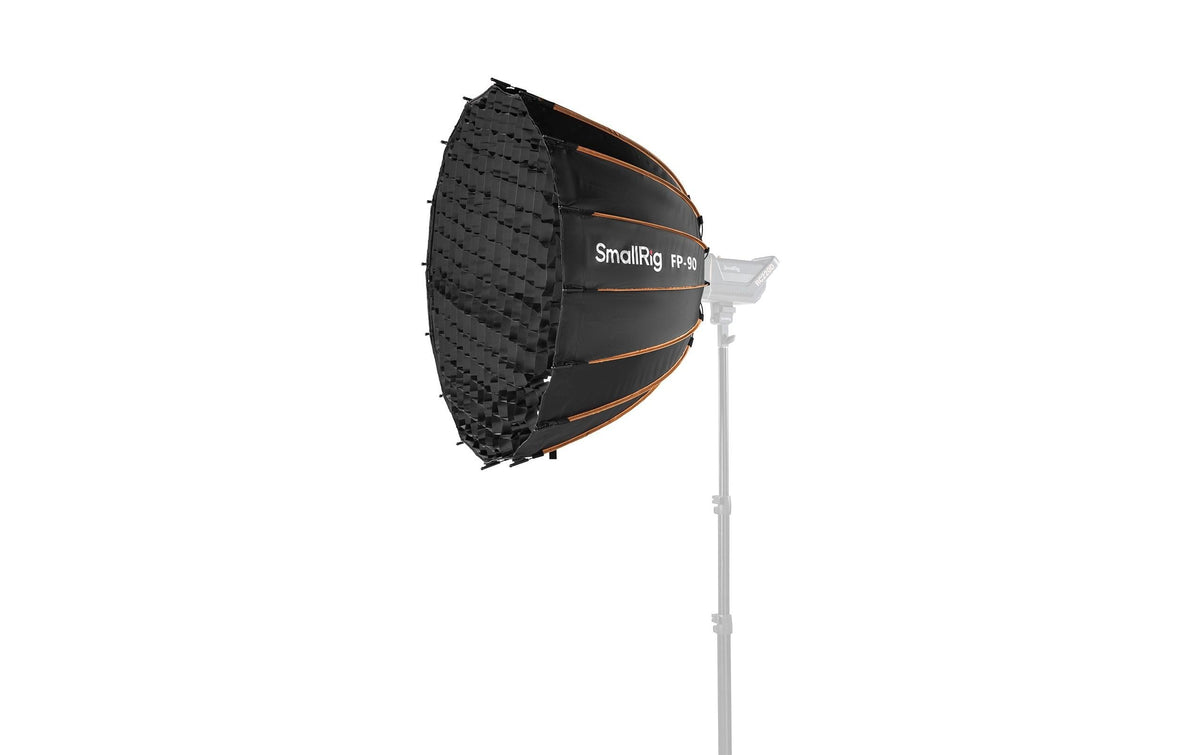 SmallRig FP-90 – Faltbare Parabol-Softbox, Ø 90 cm, Tiefe 60 cm, Schwarz