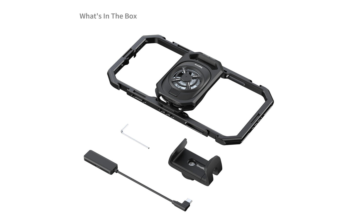 SmallRig 5275 Hyper Chill – Spezial-Zubehör – Kühlkäfig inkl. Power-Bank-Klemme – für 64–79 mm Geräte