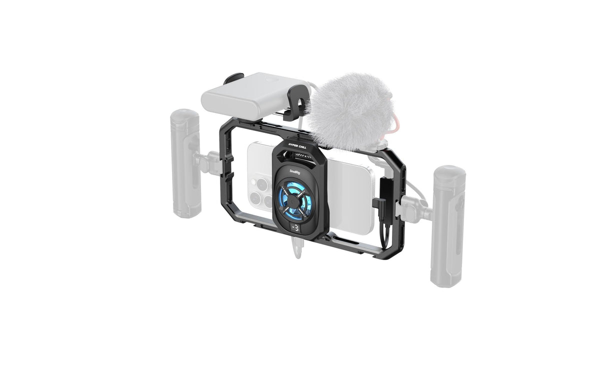 SmallRig 5275 Hyper Chill – Spezial-Zubehör – Kühlkäfig inkl. Power-Bank-Klemme – für 64–79 mm Geräte