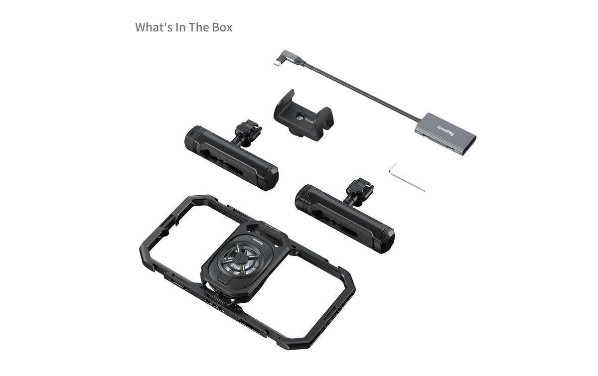 SmallRig All-in-One Thermal Phone Cage Kit – Foto-/Video-Griff – Live-Streaming, Handheld – Schwarz