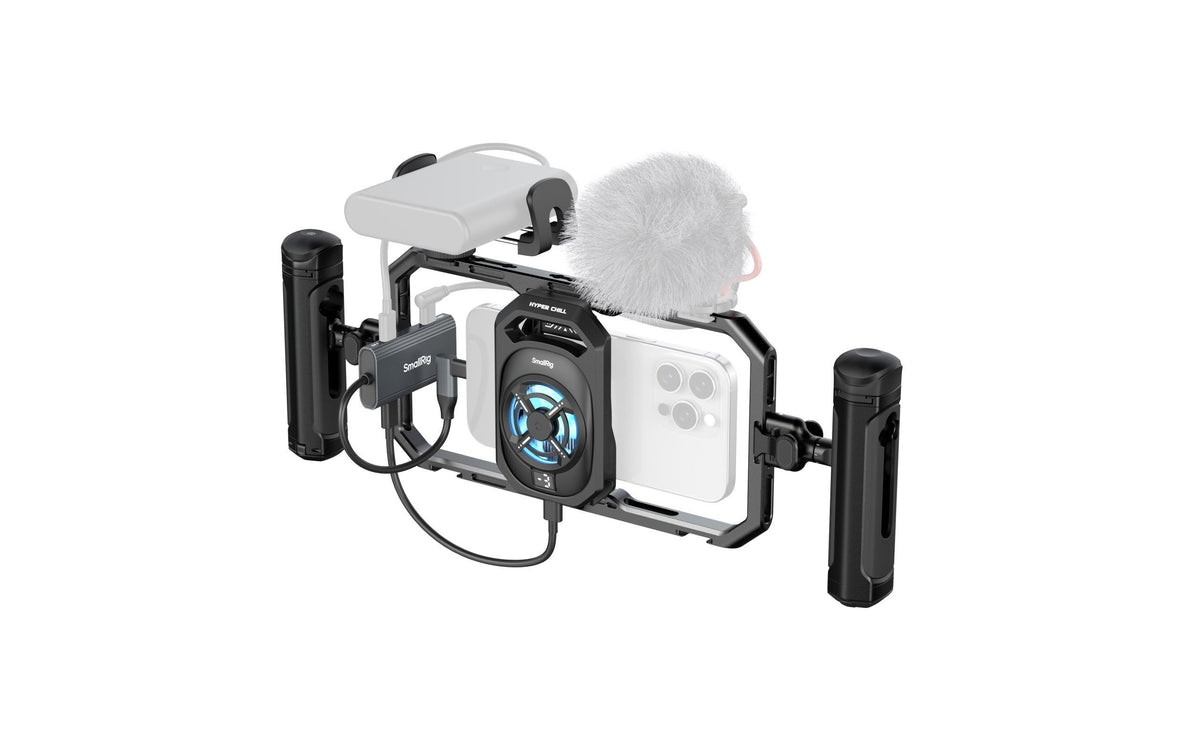 SmallRig All-in-One Thermal Phone Cage Kit – Foto-/Video-Griff – Live-Streaming, Handheld – Schwarz