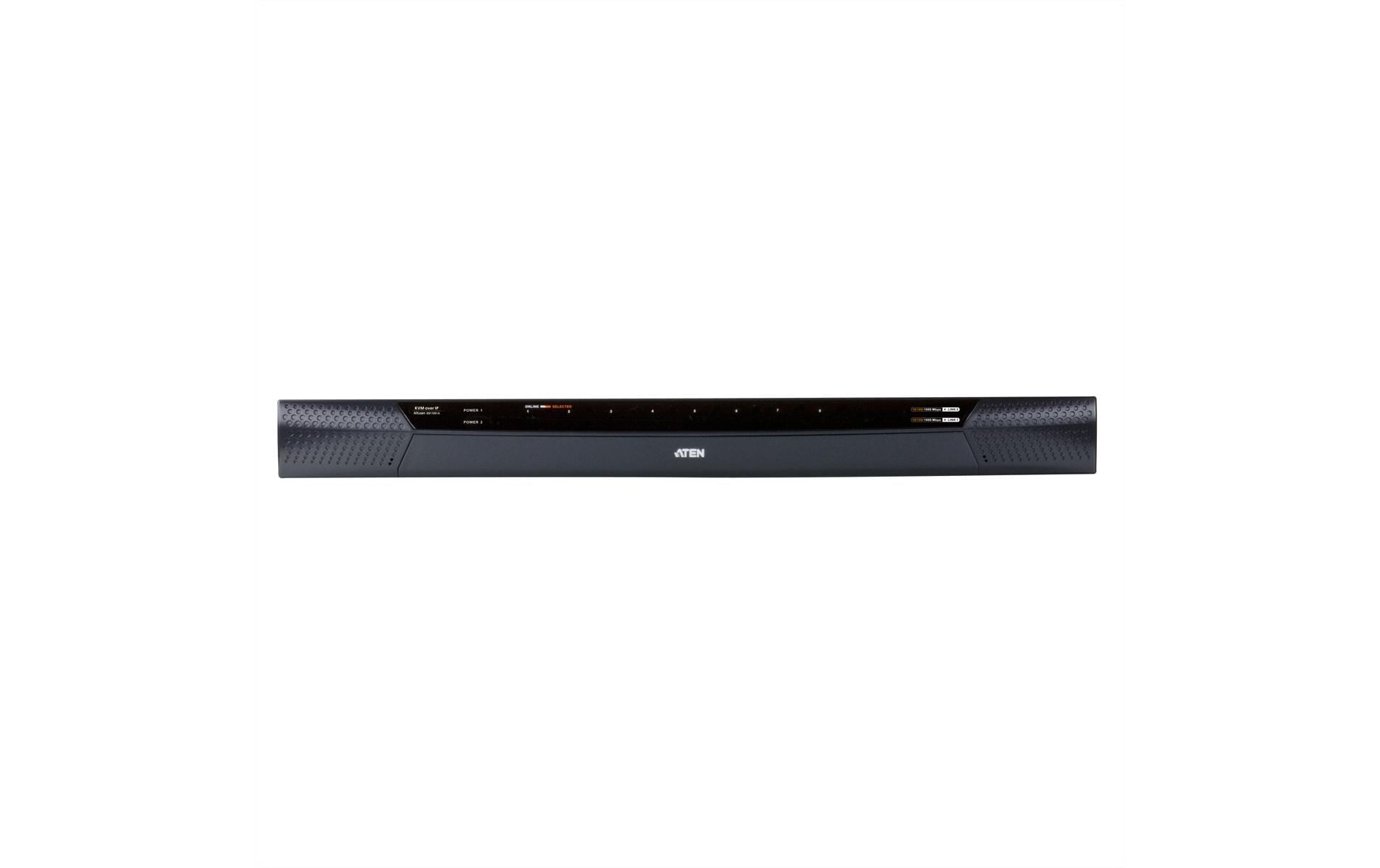 ATEN KN1108VA – KVM-Switch 8-Port, VGA/USB 2.0/Ethernet, 1920 × 1200, Virtual Media, Audio, Kaskadierbar